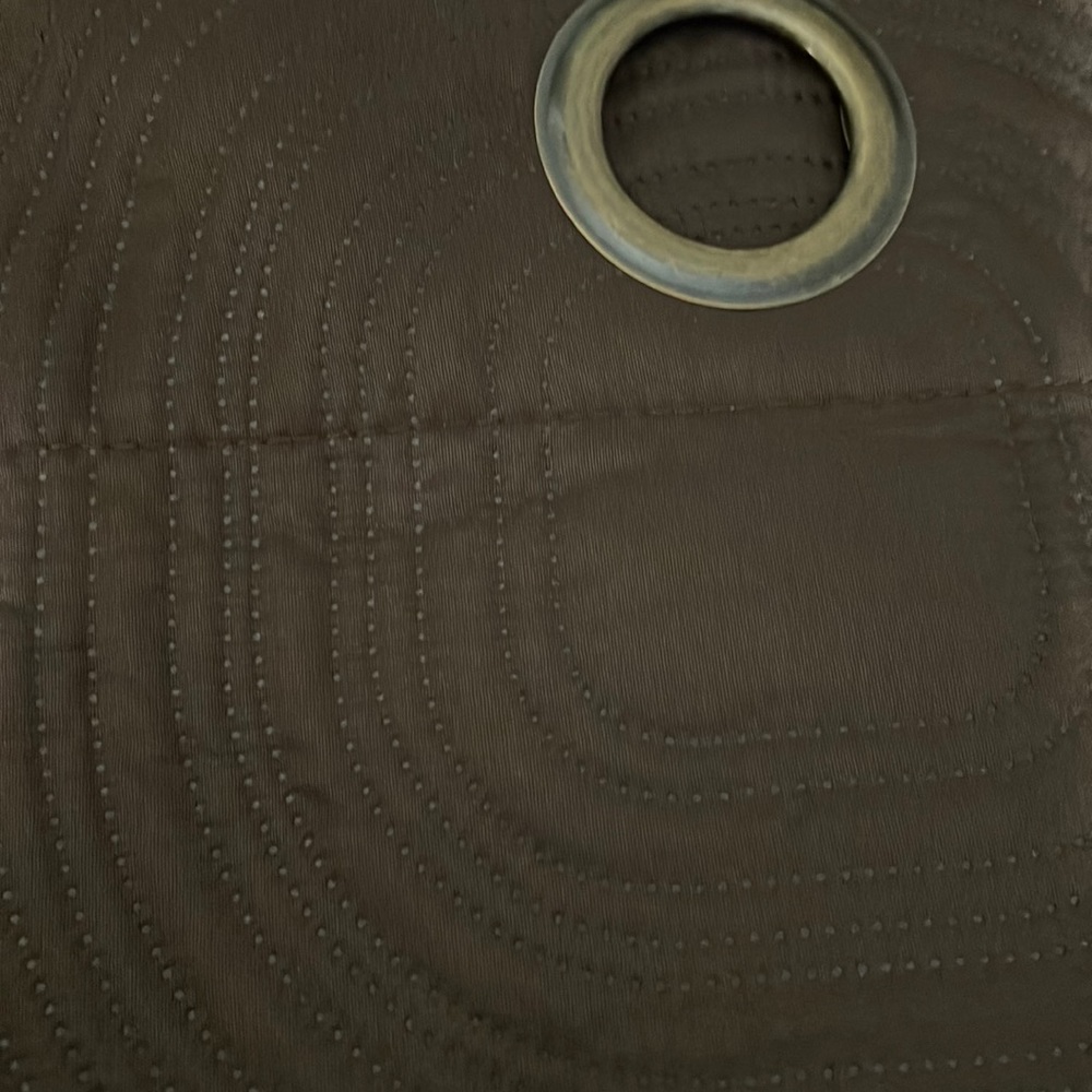 1 panel brown curtain